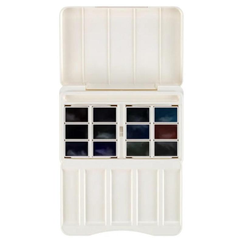 Краски акварельные Белые Ночи грануляция 2,5мл х 12шт/наб пластик 19422005