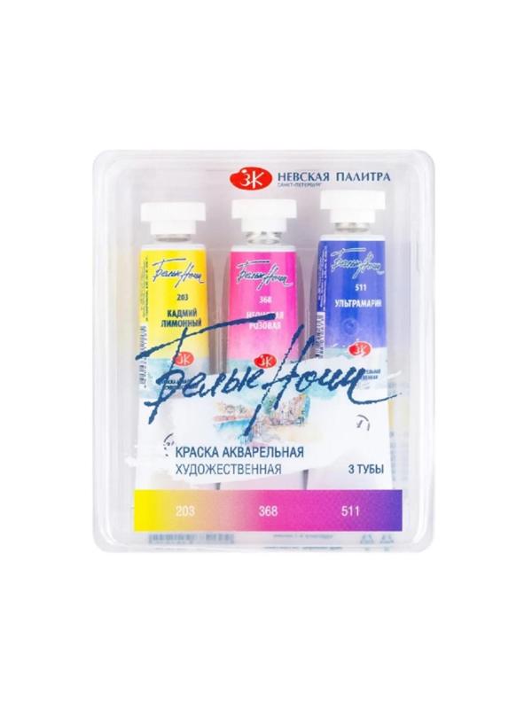 Краски акварельные Белые Ночи Флора 10мл х3тубы/наб коррекс 191351925