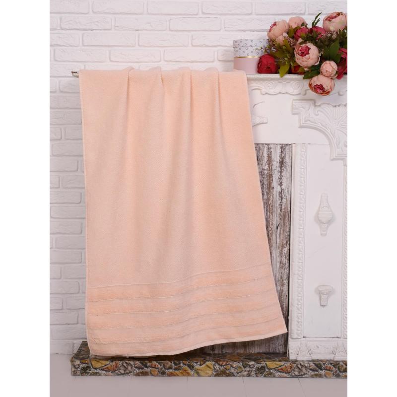 Полотенце махровое, Solo премиум Олимп 50x90см, 500г/м2 персиковый