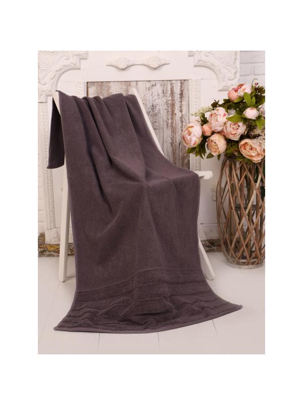 Полотенце махровое, Solo премиум Олимп 50x90см, 500г/м2 серый