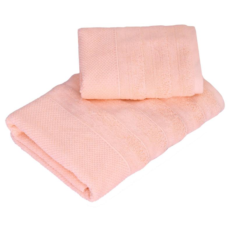 Полотенце махровое, Solo премиум Олимп 70х140см, 500г/м2 персиковый