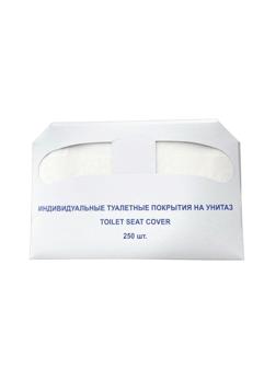 Одноразовые покрытия на унитаз 250шт/уп 1/2 сложения C-98