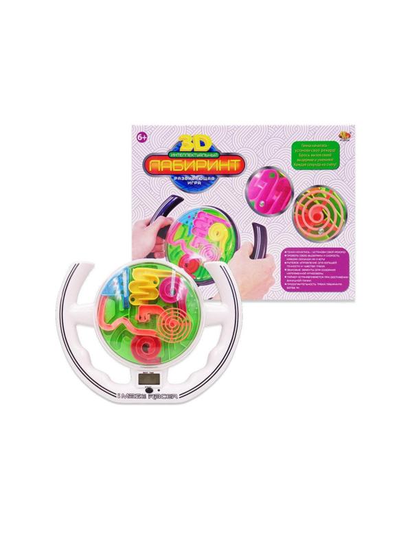 Игра развивающая Интеллектуальный лабиринт ABtoys с таймером,рулем PT-00734