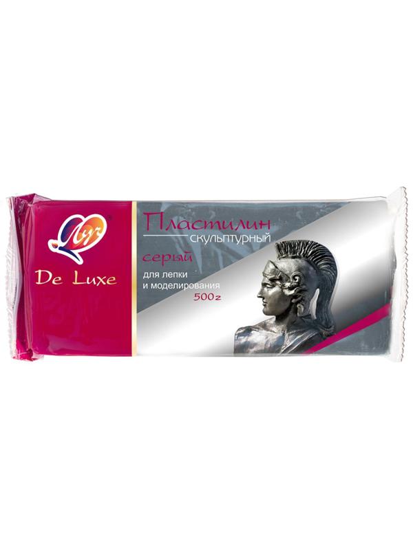Пластилин Луч  скульптурный, 500 гр. (серого цвета), 9С 441-08