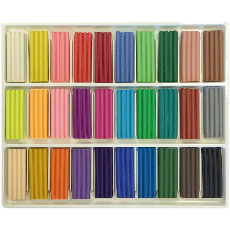 Пластилин Луч ZOO 30 цв.(длинный брусок 15 г.), 31С 2064-08