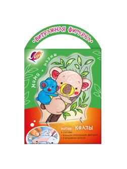 Набор красок по стеклу с трафаретом Луч Коалы, 31С 2048-08