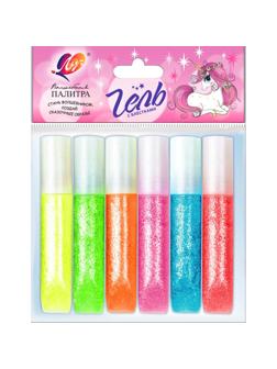 Набор для творчества Луч Гель блеск в тубах 5 мл,6цв.,(в ассор),31С 1999-08