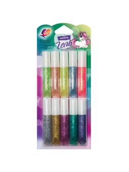 Набор для творчества Луч Гель с блестками набор 10цв., туба 5 мл22С 1425-08