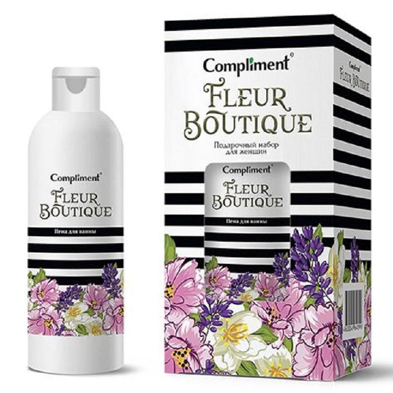 Подарочный набор Compliment FLEUR BOUTIQUE П 200мл, соль 2х100г  640996