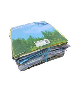 Салфетки хозяйственные техническая 40х40см х/б бязь цветная 500 шт/уп