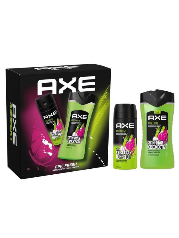Подарочный набор AXE AXEEPIC FRESH дезодорант 150 мл, гель д/д 250 мл