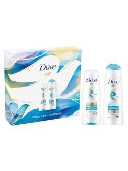 Подарочный набор DOVE ОБЪЕМ И ВОССТАНОВЛЕНИЕ шамп 250мл, бальзам 200мл