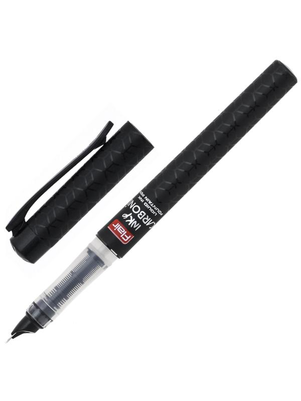 Набор ручка перьевая Flair CARBONIX INKY синяя +2 картр.XL блист F-1365 BL