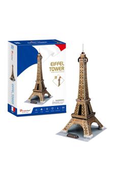 Пазл 3D CubicFun Эйфелева башня, 39 деталей C044h