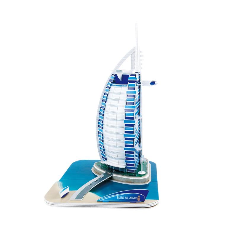 Пазл 3D CubicFun Бурдж-эль-Араб, 46 деталей C065h