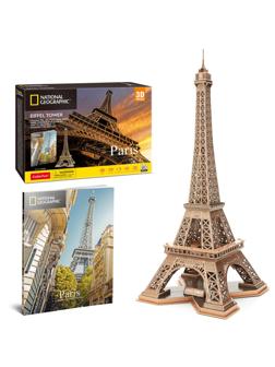 Пазл 3D CubicFun National Geographic ПАРИЖ, 80 деталей DS0998h