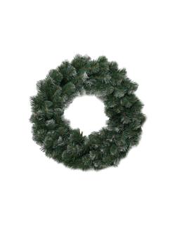 Венок Праздничный заснеженный 40 см. 52019