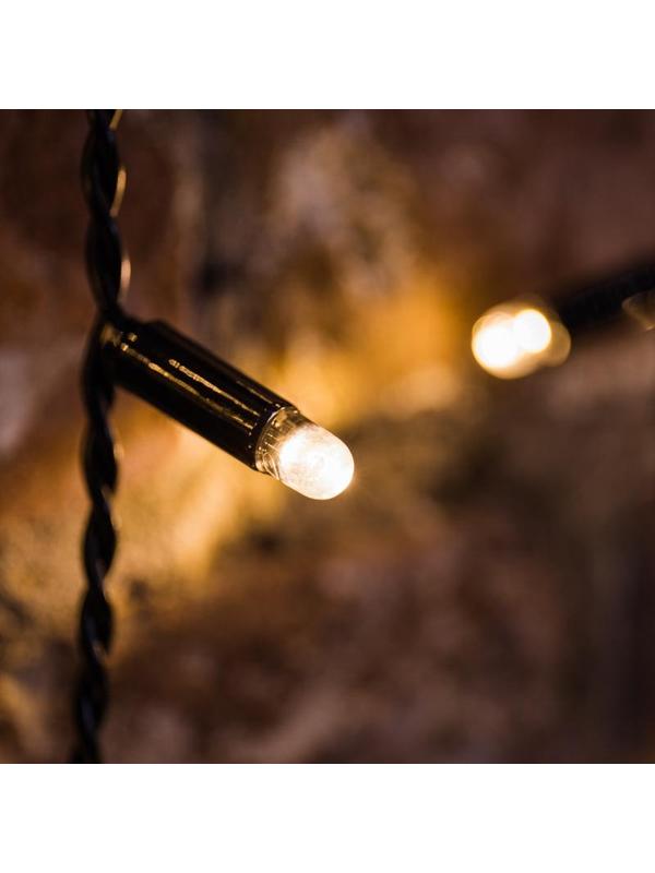 Электрогирлянда светодиодная Дождь 2x0,8 м, , теп бел 235-286