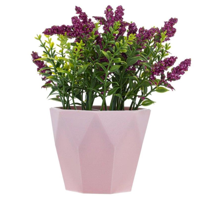 Композиция цветочная, L15 W15 H18 см, 4в., 756227