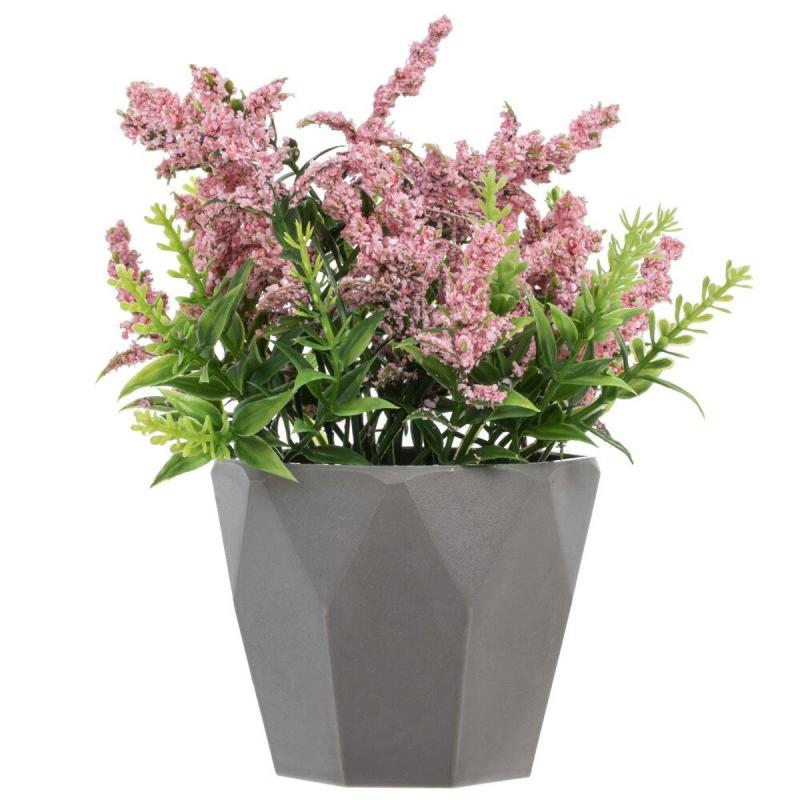 Композиция цветочная, L15 W15 H18 см, 4в., 756227