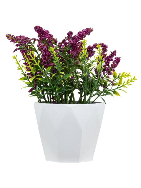 Композиция цветочная, L15 W15 H18 см, 4в., 756227