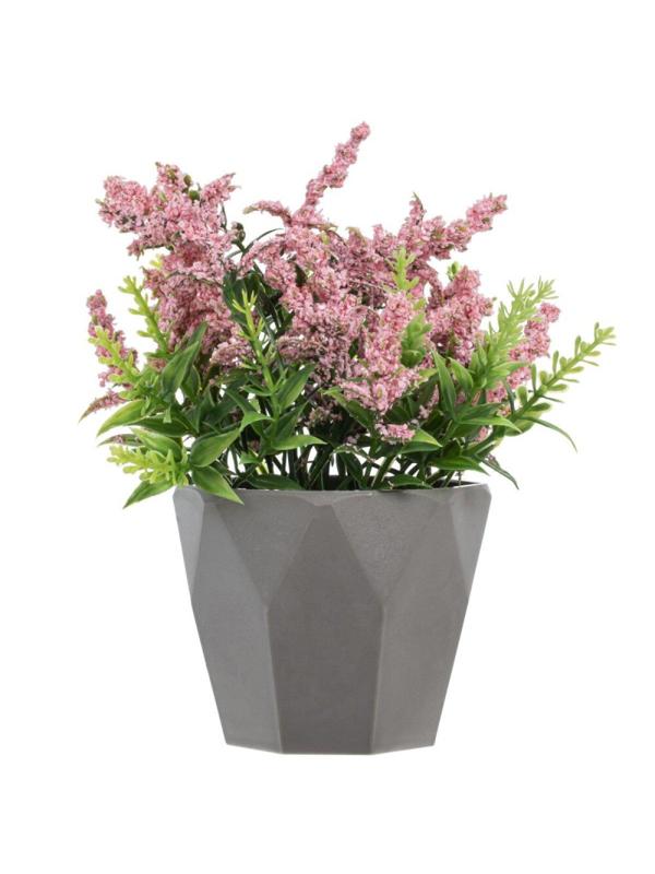 Композиция цветочная, L15 W15 H18 см, 4в., 756227