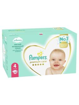 Подгузники PAMPERS Premium Care Maxi (9-14 кг) Мега Упаковка 82шт