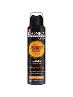 Дезодорант DEONICA FOR MEN ENERGУ SHOT Vegan Formula 150 мл