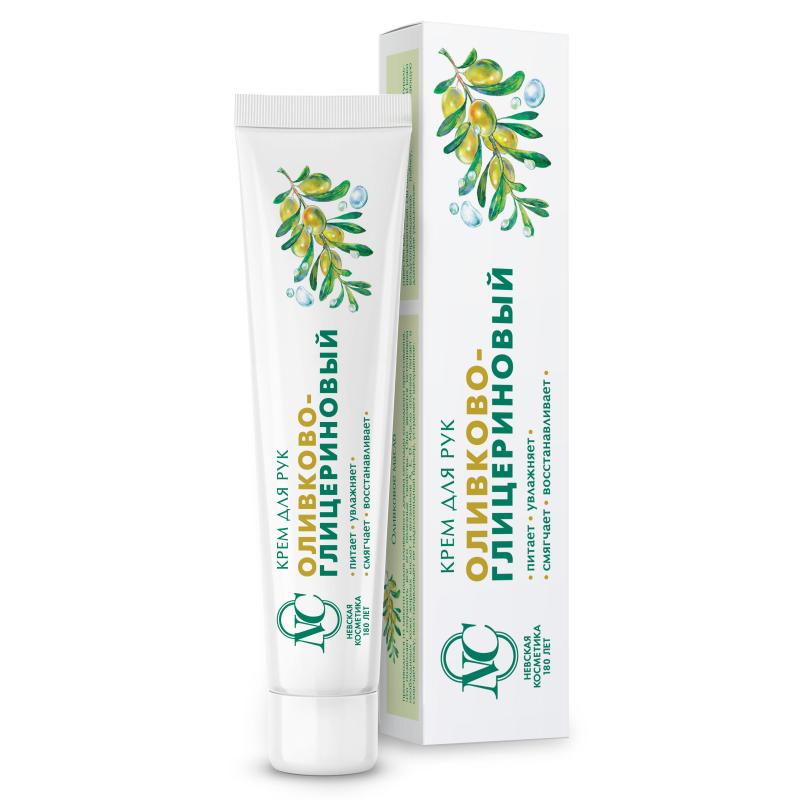 Крем для рук Невская Косметика Оливково глицериновый 50мл