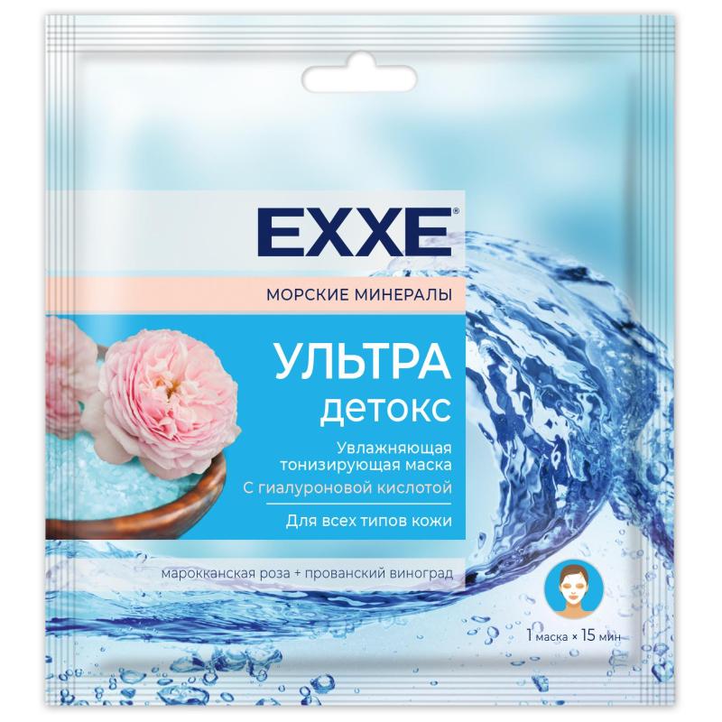 Маска для лица тканевая увлажняющая EXXE Ультра детокс 1 шт С0006393