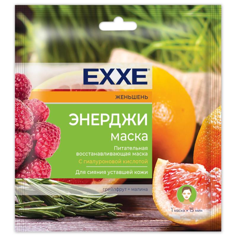 Маска для лица тканевая EXXE восстанавл Энерджи маска 1 шт С0006395