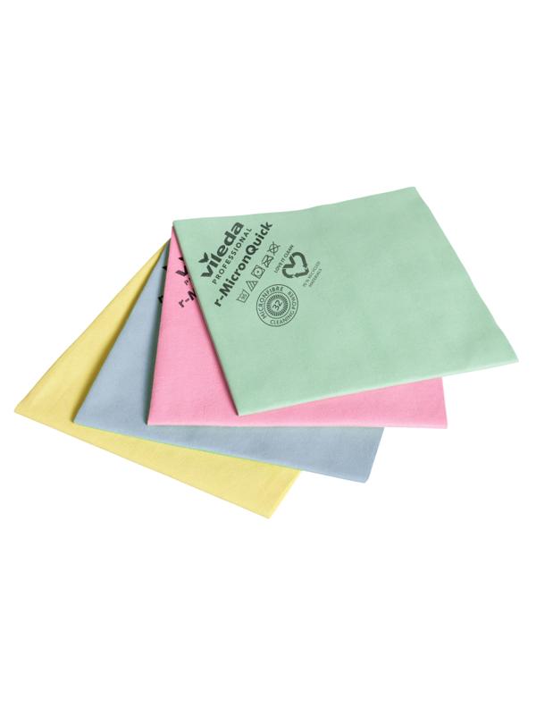 Салфетки хозяйственные Vileda р-МикронКвик 40х38 см синие 170635 5шт/уп