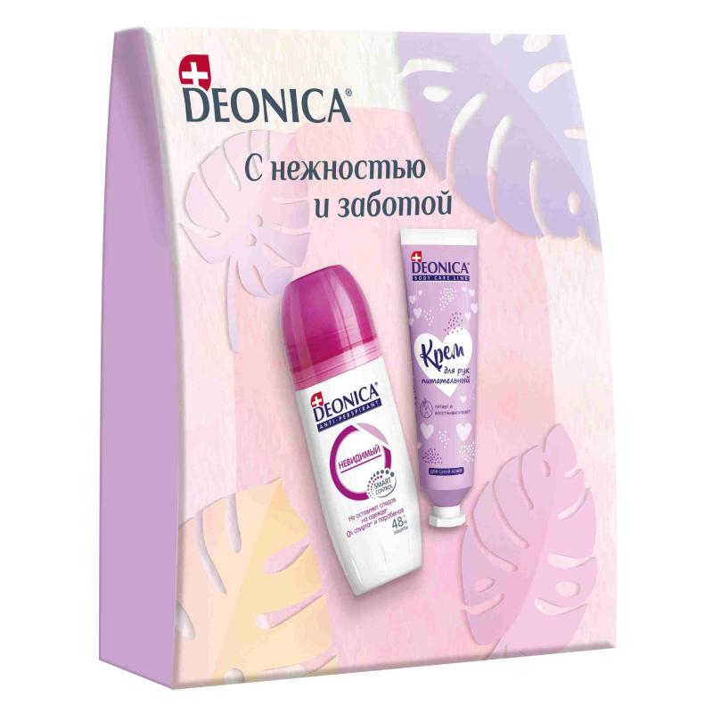 Подарочный набор DEONICA С нежностью дезодор.ролик. 50 мл,крем д/рук 24 мл