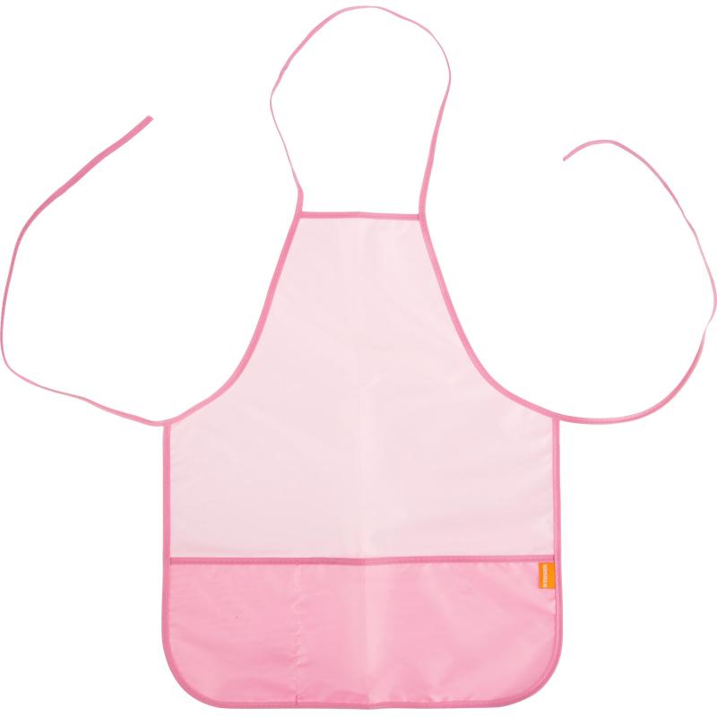 Фартук для труда №1School Светлорозовый 390x490, 2кармана, нарукав.,ФН 65