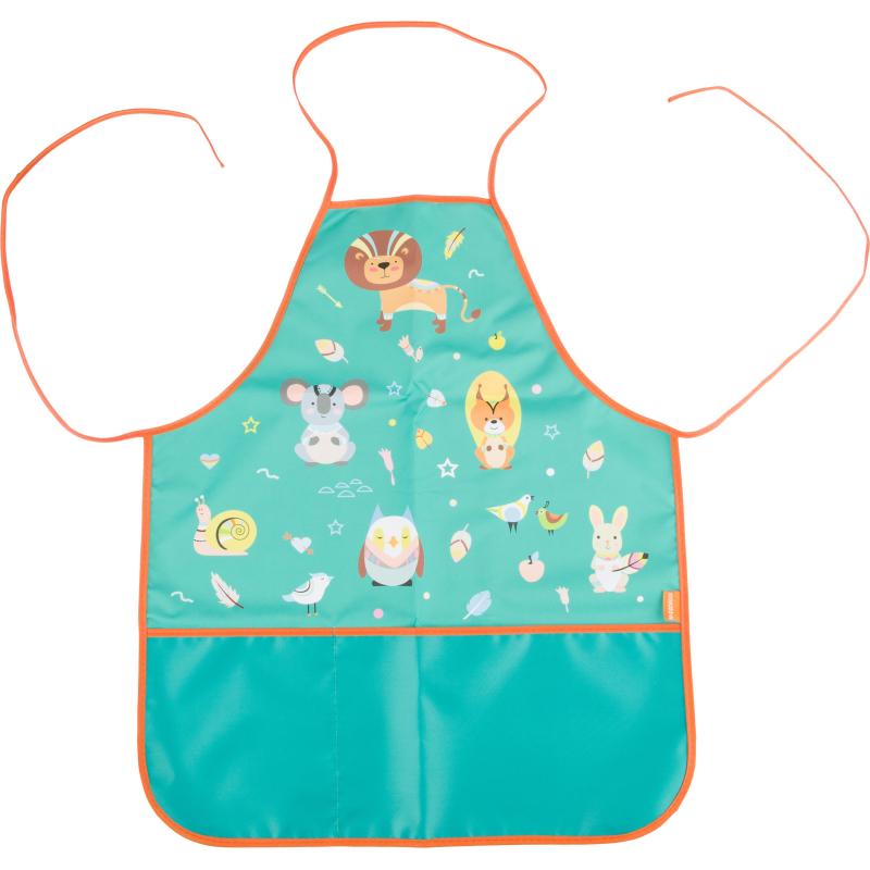 Фартук для труда №1School Animals, ФН 41-20-2, карман, нарукавники,535x445