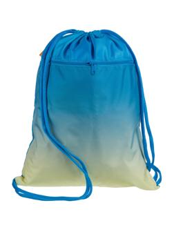 Мешок для обуви №1School Градиент синий, 360х470 мм,карман, МО-26-2