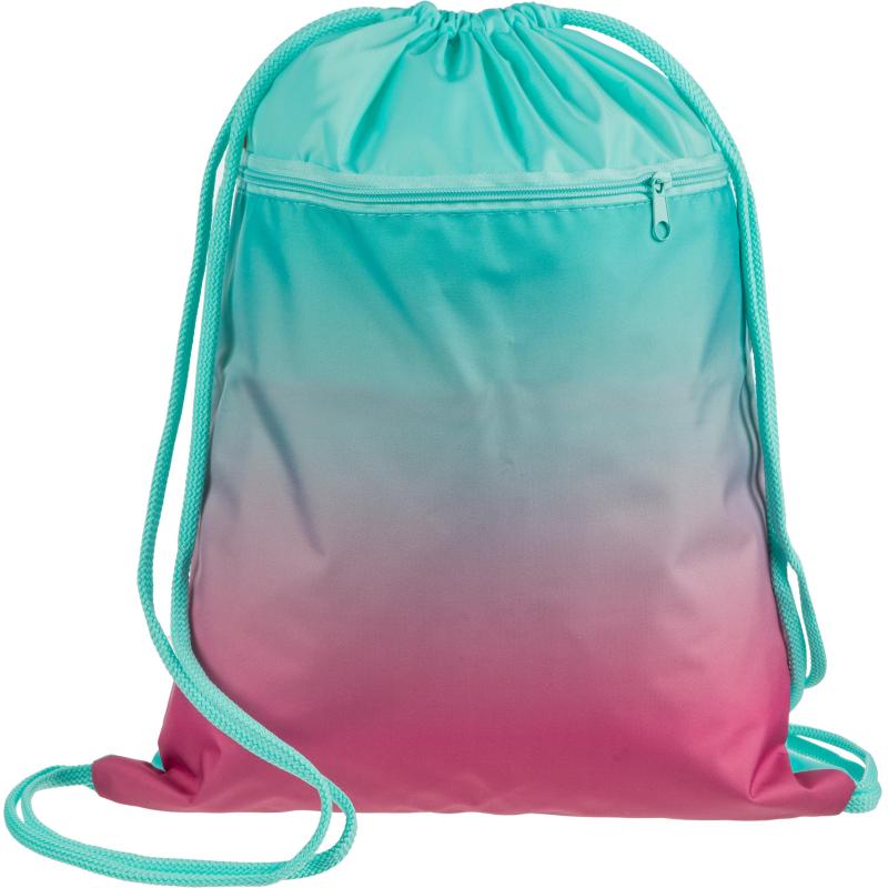 Мешок для обуви №1School Градиент розовый, 360х470 мм,карман, МО-26-2