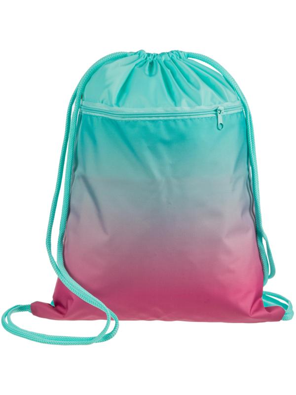 Мешок для обуви №1School Градиент розовый, 360х470 мм,карман, МО-26-2