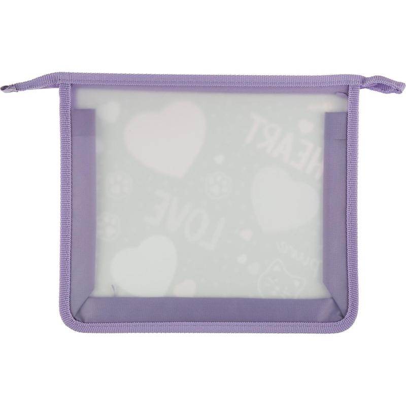 Папка для тетрадей №1School Heart, А5,  пластик, ПТ-713