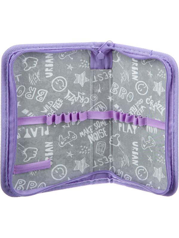 Пенал №1School Heart 1отд., софт тач,190x110 мм,ПКК 03-6