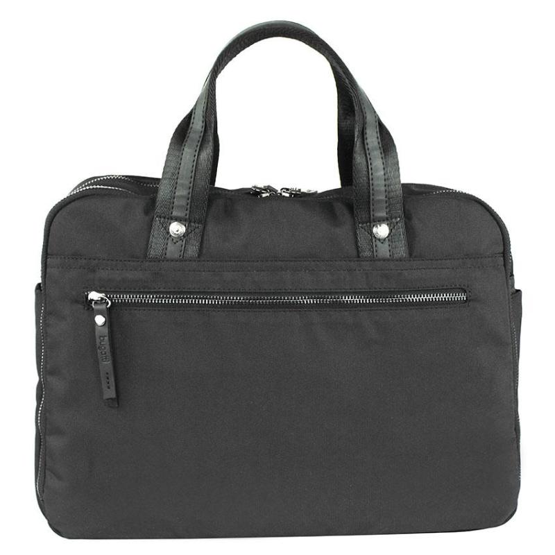 Портфель Сумка BUGATTI Contratempo 13'',чер.,нейлон,38х10х28см,9л,49824801