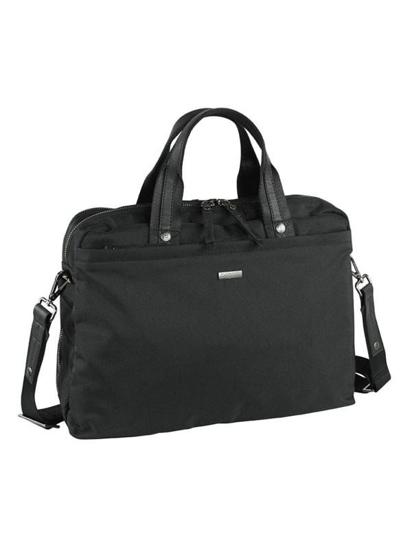Портфель Сумка BUGATTI Contratempo 13'',чер.,нейлон,38х10х28см,9л,49824801