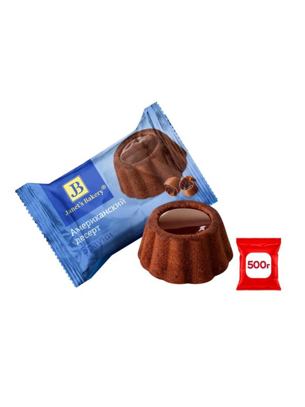 Пирожное Janets Bakery Американский Брауни, 500г