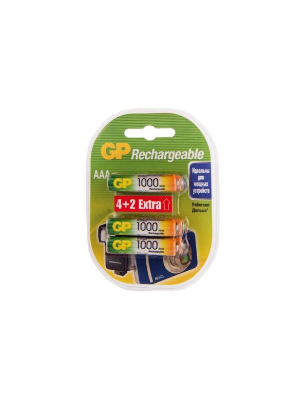 Аккумулятор GP 100AAAHC4/2-2CR6 AАА 1000 series.(min 950mAh) 6 шт