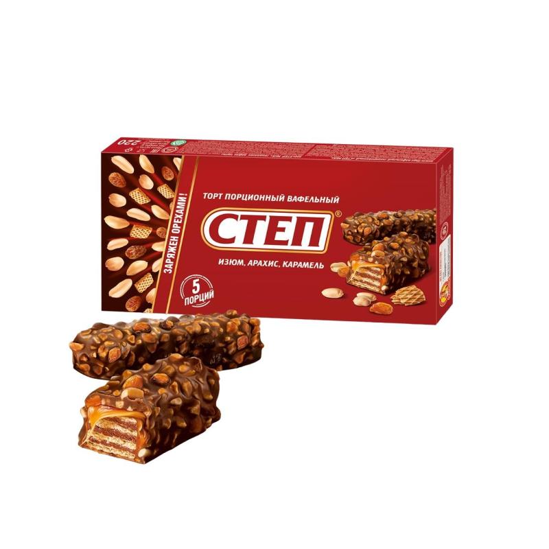 Торт Степ Mix вафельный, 220г