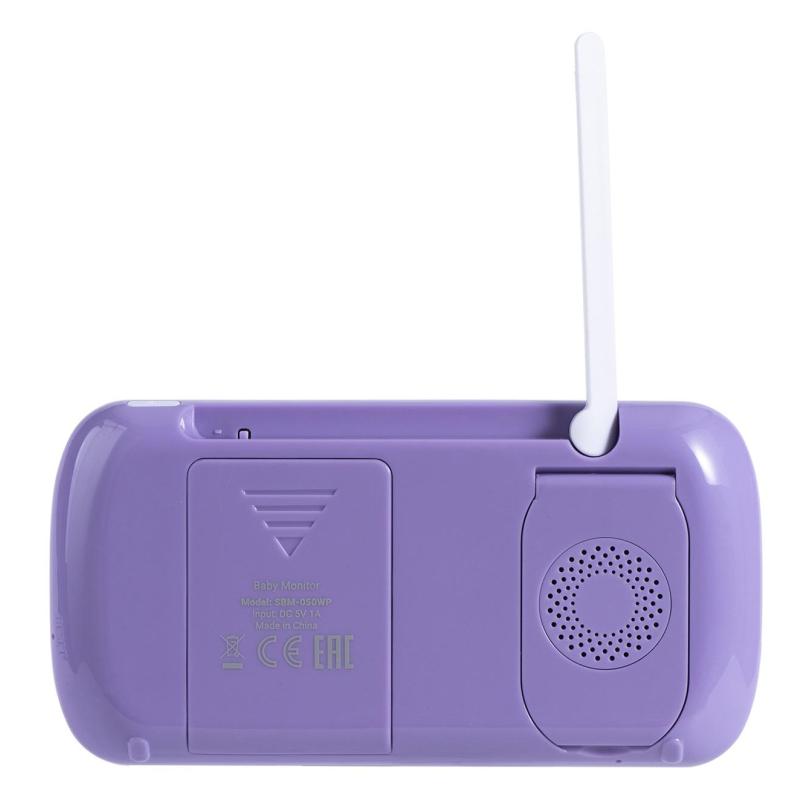 Видеоняня SOON STAR (5, двусторон.связь, колыбельные, 1500mAh) SBM050WP