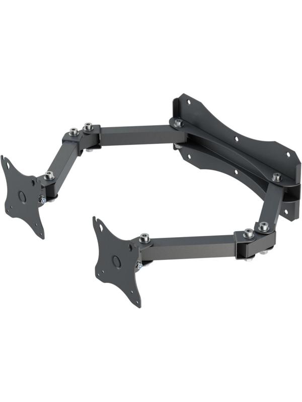 Кронштейн _СНМ для 2 мониторов 'К-512' настенный наклонно-поворотный черный