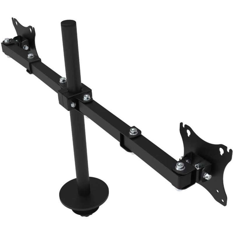 Кронштейн _СНМ для 2 мониторов 'К-522' настольный наклонно-поворотный черн