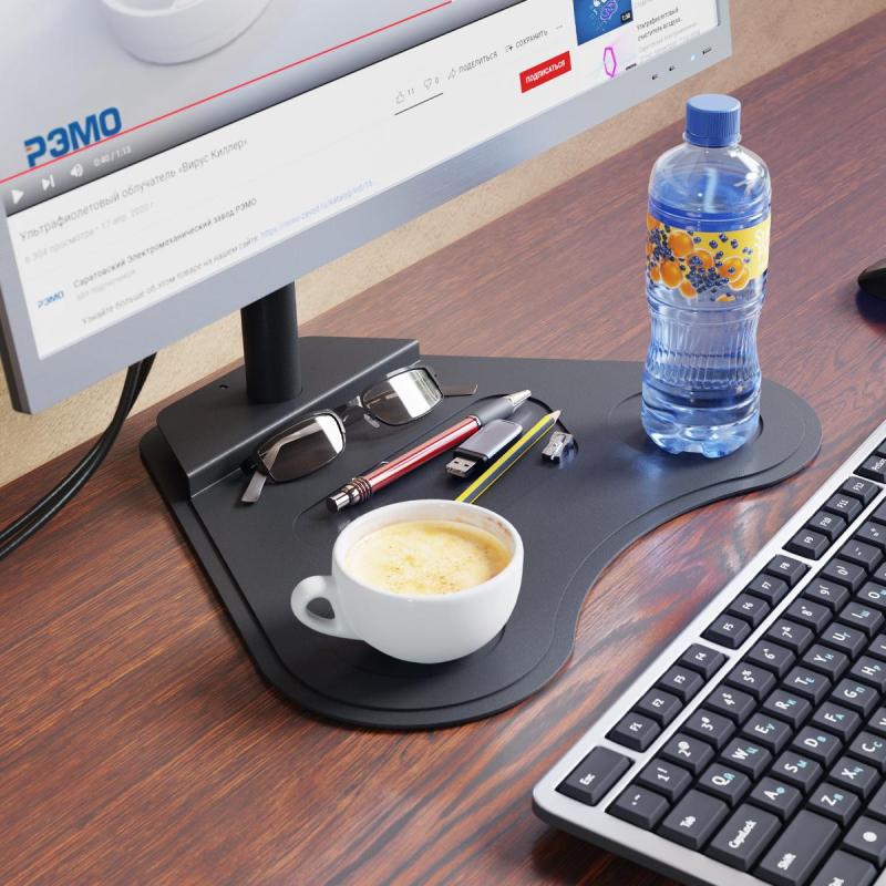 Кронштейн _СНМ для 1 монитора 'К-531' настольный, наклонный, черный