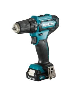 Дрель-шуруповерт аккумуляторная MAKITA 12В, 2АКБ (2.0Ач), 30Нм (DF333DWAE)